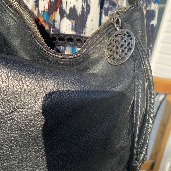 Coach Black Leather Hobo, Vintage - Picture 2 of 12